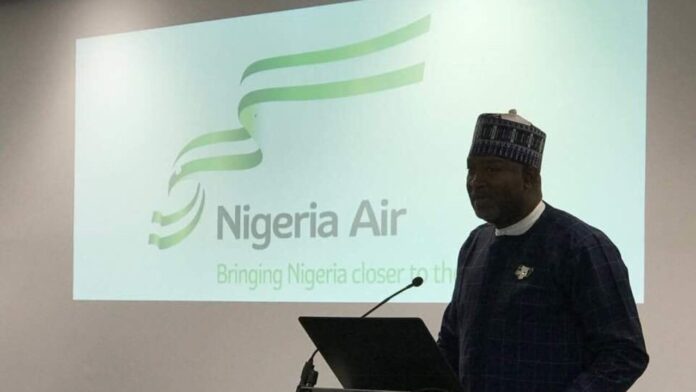 Nigerian-Aviation-Minister-Hadi-Sirika-at-the-launch-of-Nigeria-Air-1280x720-1