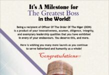 AYM Shafa: Celebrating The Greatest Boss- By Amos Jame and Zayyad Mohammed
