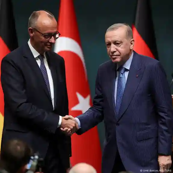 74559176_803 German Chancellor Friedrich Merz offered Turkey's President Recep Tayyip Erdogsn deeper bilateral relations