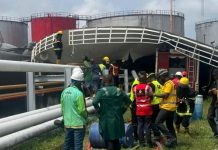 No casualties as fire guts diesel storage tank in Lagos