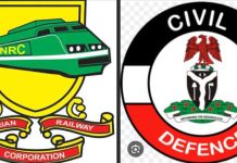 TEAM OF NRC/ NSCDC FOILS ATTEMPTED RAILWAY TRACKS VANDALISM; RECOVERS 9 OXYGEN GAS CYLINDERS IN OSOGBO