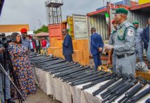 CUSTOMS FOILS MAJOR SECURITY THREAT; SEIZES OVER 140 RIFLES, ₦373.8M DRUG CARGO