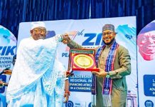 Zamfara Governor Dauda Lawal Receives Pan-African Leadership Award in Ghana