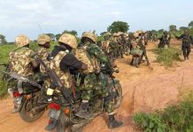 Troops kill 16 terrorists, rescue 10 prospective corps members