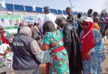NEMA treats 2 injured women at APC campaign flag-off in Kaduna